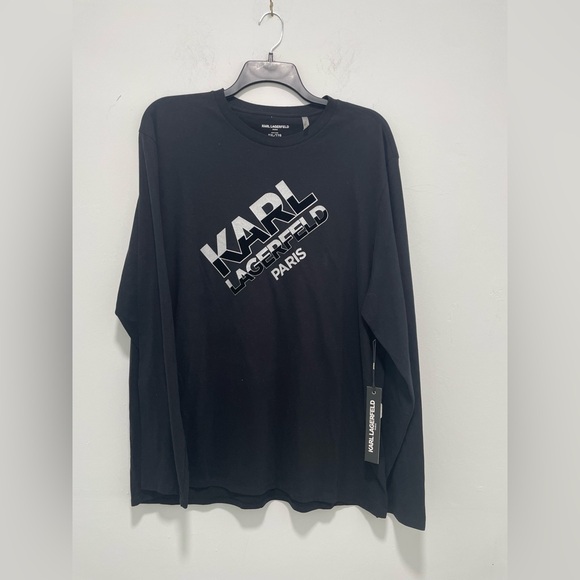 Karl Lagerfeld Other - Karl Lagerfeld Black Long Sleeve Shirt